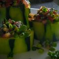 El cooksnap de 🌺Zandry ABRADELO🌺 cuando hizo Pepinos rellenos de pico de gallo. ॐ.