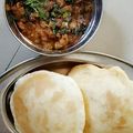 Geeta Solanki's cooksnap of when they made છોલે ભટુરે.