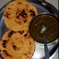 Jivika का कुकस्नैप जब उन्होंने सरसों का साग(sarso ka saag recipe in hindi) बनाया था।