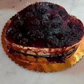 Cooksnap από Σοφια Ζωνα στη συνταγή Cheesecake με πτι-μπερ και μαρμελάδα κεράσι