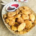 Zobia Sajjad's cooksnap of when they made Aloo k pakoray.