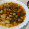 El cooksnap de María Vigo cuando hizo Potaje de garbanzos con calabaza.