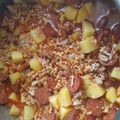 Suta Andrásné Veress Szilvia Cooksnap-ja, amikor elkészítette a(z) Húsos- gombás, kolbászos krumplitokány receptet.