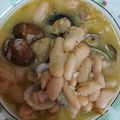 El cooksnap de Juan Carlos Murillo Rincón cuando hizo Fabes con almejas.