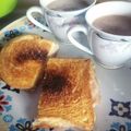 El cooksnap de Patricia Guerra cuando hizo Sándwiches calientes.