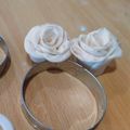 Tehmina Hashmi's cooksnap of when they made Two-style fondant rose.