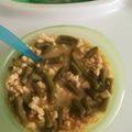 Surmanné Kaldenekker Zsuzsi Cooksnap-ja, amikor elkészítette a(z) Zöldbableves receptet.