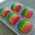 Cooksnap dari lisasengkey untuk resep Mini Rainbow Roll Cake