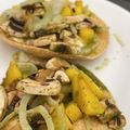El cooksnap de Damary Carreras cuando hizo Aguachile verde de champiñones.