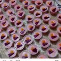 Cooksnap dari TITIN Tri Azka untuk resep Puding sus stobery dengan toping buah naga.