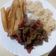 El cooksnap de Nestor cuando hizo Lomo saltado comida peruana.