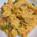 ゆるмαмα's cooksnap of when they made カニカマと枝豆で♡スクランブルエッグ.