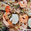 Cooksnap de Bertilia Pinheiro quando cozinhou Gambas agridoce com quinoa tricolor.
