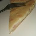 El cooksnap de Keyla Villalobos cuando hizo Tarta de jamón y queso con tomate.