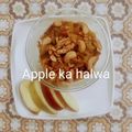 Rita Mehta ( Executive chef ) का कुकस्नैप जब उन्होंने एप्पल हलवा(apple halwa recipe in hindi) बनाया था।