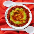 Bansi Thaker's cooksnap of when they made કણકી કોથમીર ખીચું (Kanki Kothmir Khichu recipe in Gujarati).