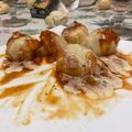 El cooksnap de fatima sierra cuando hizo Ñoquis grandes rellenos de queso con salsa boloñesa y crema😊.