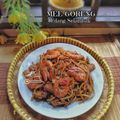 Cooksnap Hani Shaimi semasa beliau membuat Mee goreng sedap.