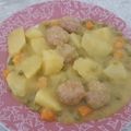 El cooksnap de Antonio cuando hizo Patatas con albóndigas.