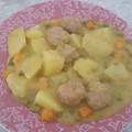 El cooksnap de Antonio cuando hizo Patatas con albóndigas.
