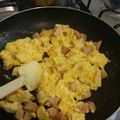 El cooksnap de Michelle Corado. ...🍽🍴🥄🔪 cuando hizo Huevo con salchichas.