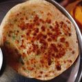 Mridula Srivastava's cooksnap of when they made Radish Paratha.
