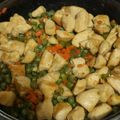 El cooksnap de Julian Quijano cuando hizo Pollo con verduras.