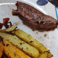 El cooksnap de Caro Zaragosi cuando hizo Vacío al horno con papas.