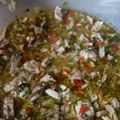 El cooksnap de Adriana Alvarez cuando hizo Bondiola de cerdo a la vinagreta.