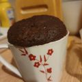 El cooksnap de Pamela Morales cuando hizo Queque de chocolate en microondas😍.