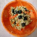 il Rossella Santoro quando ha preparato Couscous peperoni e olive