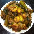 Shilpa Naskar's cooksnap of when they made পুঁইশাক চিংড়ি (Pui shak chingri recipe in bengali).