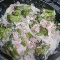 El cooksnap de Alejandra cuando hizo Brócoli con queso y jamón.