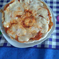 El cooksnap de Meli cuando hizo Pizza en microondas.
