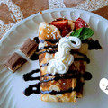 El cooksnap de SuperDesyLaChef cuando hizo Crepes con nocilla plátano y fresas.
