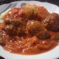 El cooksnap de Paula Guadalupe Herrera Coronel cuando hizo Albóndigas estofadas con puré de papas.
