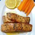 Cooksnap dari lestari puja untuk resep Pan Seared Salmon with Lemon Butter Sauce