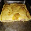 El cooksnap de Alejandra Russo cuando hizo Tarta de jamón y queso en trocitos.