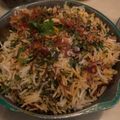 Preety's cooksnap of when they made Chicken Biryani restaurant style.