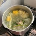 El cooksnap de Camilo Andrés Galeano cuando hizo Ajiaco Santafereño.