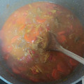 El cooksnap de Samira cuando hizo Ternera guisada con fideos.