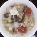 簡單煮 的 輕食鮮蔬雞絲粥 cooksnap
