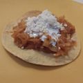 El cooksnap de Micho cuando hizo Tinga de col (repollo).