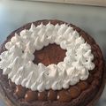 El cooksnap de Angie Ancarola cuando hizo Torta Brownie con Dulce de Leche y Merengue Italiano.