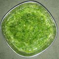 Krishna Hiral Bodar's cooksnap of when they made ફ્રેશ ગ્રીન ચટણી.