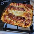 Paul Ditslear's cooksnap of when they made The Best Lasagna Ever.