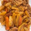 El cooksnap de clamir7 cuando hizo Olluquito con carne molida.