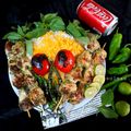 کوک اسنپ Solm@z بعد از امتحان کردن جوجه کباب سبز 😋.