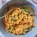 Cooksnap dari jasmynshan untuk resep Mie Ayam Gerobak Biru