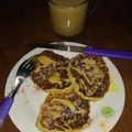 El cooksnap de Cecilia cuando hizo Pancakes de banana, avena y coco. (Sin huevo, ni aceite ni azuc).